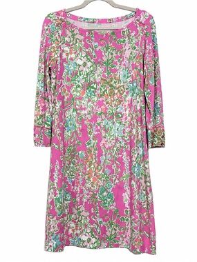 Lilly Pulitzer Sophie Dress Pink Green Summer Vacation